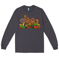 Smoke blessed afro woman hands Long Sleeve Tee - AdoDesignShop