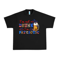 Black i'm not drunk i'm patriotic zillion Urban Heavy Tee - Zillion Design Studio