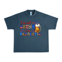 Midnight Navy i'm not drunk i'm patriotic zillion Urban Heavy Tee - Zillion Design Studio