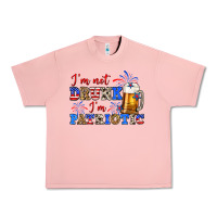Salmon i'm not drunk i'm patriotic zillion Urban Heavy Tee - Zillion Design Studio