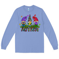 Colony Blue autism Gnome Long Sleeve Tee - CowhideDigitalArt