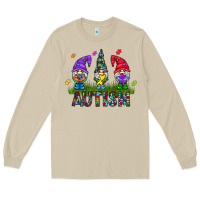 Mushroom autism Gnome Long Sleeve Tee - CowhideDigitalArt