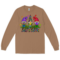 Toasted Coconut autism Gnome Long Sleeve Tee - CowhideDigitalArt