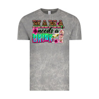 Cloud Rock mama needs a drink Vintage Tee - Zillion Design Studio