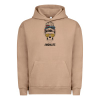 Pigment Burro Western Glitter Aztec Patterned Mom Skull Urban Hoodie - Bettercallsaul