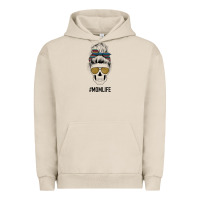 Pigment French Oak Western Glitter Aztec Patterned Mom Skull Urban Hoodie - Bettercallsaul