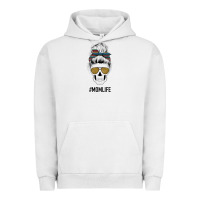 Pigment Lunar Rock Western Glitter Aztec Patterned Mom Skull Urban Hoodie - Bettercallsaul