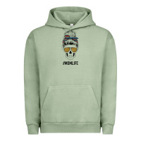 Pigment Oil Green Western Glitter Aztec Patterned Mom Skull Urban Hoodie - Bettercallsaul
