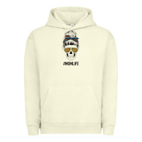 Pigment Pistachio Western Glitter Aztec Patterned Mom Skull Urban Hoodie - Bettercallsaul