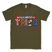 Army Green sparkler tribe Classic Tee - HRA Design Shop