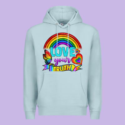 Love Your Truth Premium Hoodie Designed By Bundleandbundleshop