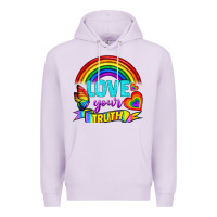 Lilac Love Your Truth Premium Hoodie - BundleAndBundleShop