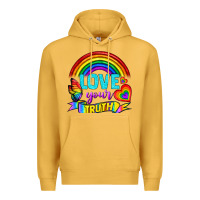 Mustard Love Your Truth Premium Hoodie - BundleAndBundleShop