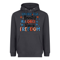 Smoke where the spirit of the lord is there is freedom Heavyweight Hoodie - MaliasSmallBusiness