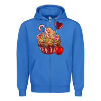 True Royal Christmas candy cupcake Zipper Hoodie - AdoDesignShop