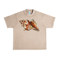 French Oak sea   shell Urban Heavy Tee - BarkalooDesign