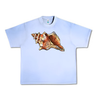 Grape Ice sea   shell Urban Heavy Tee - BarkalooDesign