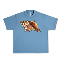 Pebble Blue sea   shell Urban Heavy Tee - BarkalooDesign