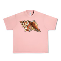 Salmon sea   shell Urban Heavy Tee - BarkalooDesign