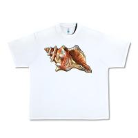 White sea   shell Urban Heavy Tee - BarkalooDesign