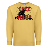 Antique Gold free hugs Premium Sweatshirt - MaliasSmallBusiness