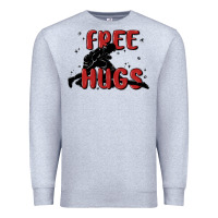 Heather Grey free hugs Premium Sweatshirt - MaliasSmallBusiness