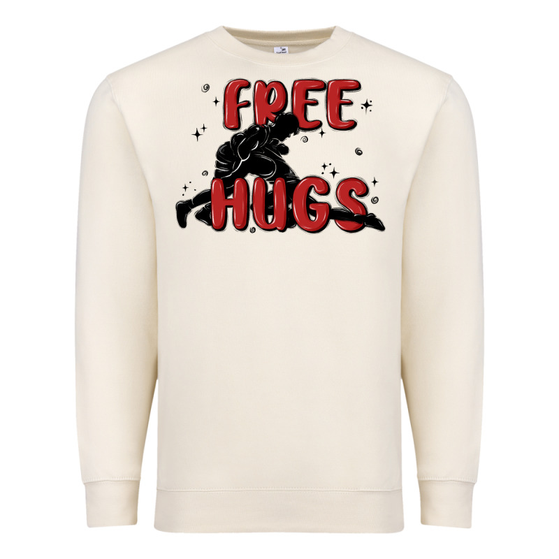 Free Hugs Premium Sweatshirt by MaliasSmallBusiness | Teevron