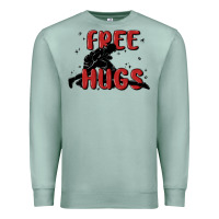 Seafoam free hugs Premium Sweatshirt - MaliasSmallBusiness