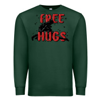 Sports Green free hugs Premium Sweatshirt - MaliasSmallBusiness