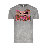 Cloud Rock football mom with leopard Vintage Tee - Zillion Design Studio