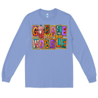 Colony Blue gobble till you wobble Long Sleeve Tee - FaDigitalArtStudio