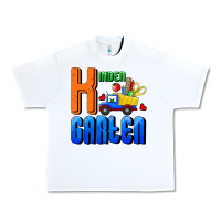 White kindergarten Urban Heavy Tee - RanaPortraitStore