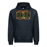 Navy Camouflage Patterned Mama Tried Urban Hoodie - Bettercallsaul