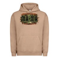Pigment Burro Camouflage Patterned Mama Tried Urban Hoodie - Bettercallsaul