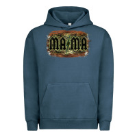 Pigment Midnight Navy Camouflage Patterned Mama Tried Urban Hoodie - Bettercallsaul