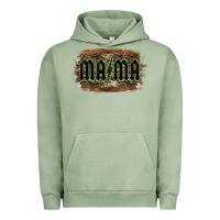 Pigment Oil Green Camouflage Patterned Mama Tried Urban Hoodie - Bettercallsaul