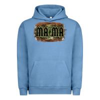 Pigment Pebble Blue Camouflage Patterned Mama Tried Urban Hoodie - Bettercallsaul