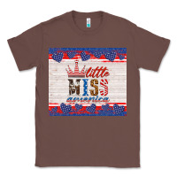Chestnut 4th of july little miss America Classic Tee - HRA Design Shop