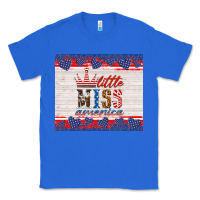 True Royal 4th of july little miss America Classic Tee - HRA Design Shop