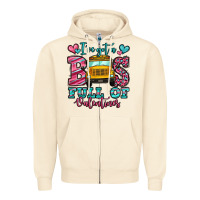 Sandshell i've got a bus full of valentines school bus Zipper Hoodie - Jasminsmagicworld