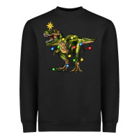 Black tree rex christmas Heavyweight Sweatshirt - Zillion Design Studio