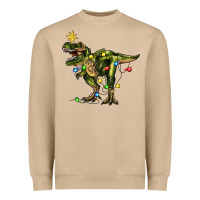 Mushroom tree rex christmas Heavyweight Sweatshirt - Zillion Design Studio