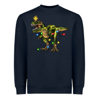 Navy tree rex christmas Heavyweight Sweatshirt - Zillion Design Studio