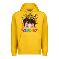 Lemon LGBTQ+ Queer Portrait With Crown And Rainbow Premium Hoodie - BundleAndBundleShop