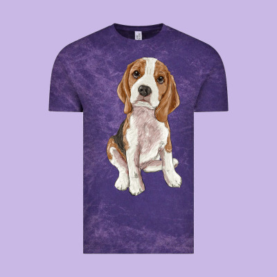 Beagle Vintage Tee Designed By Ranaportraitstore