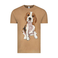 Vintage Camel beagle Vintage Tee - RanaPortraitStore