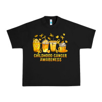Black Childhood Cancer Awareness Coffee Cups Urban Heavy Tee - texasbilliewilder
