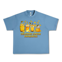 Pebble Blue Childhood Cancer Awareness Coffee Cups Urban Heavy Tee - texasbilliewilder