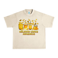 Sandshell Childhood Cancer Awareness Coffee Cups Urban Heavy Tee - texasbilliewilder