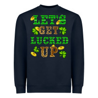 Navy st patricks day lets get lucked up Heavyweight Sweatshirt - RanaPortraitStore